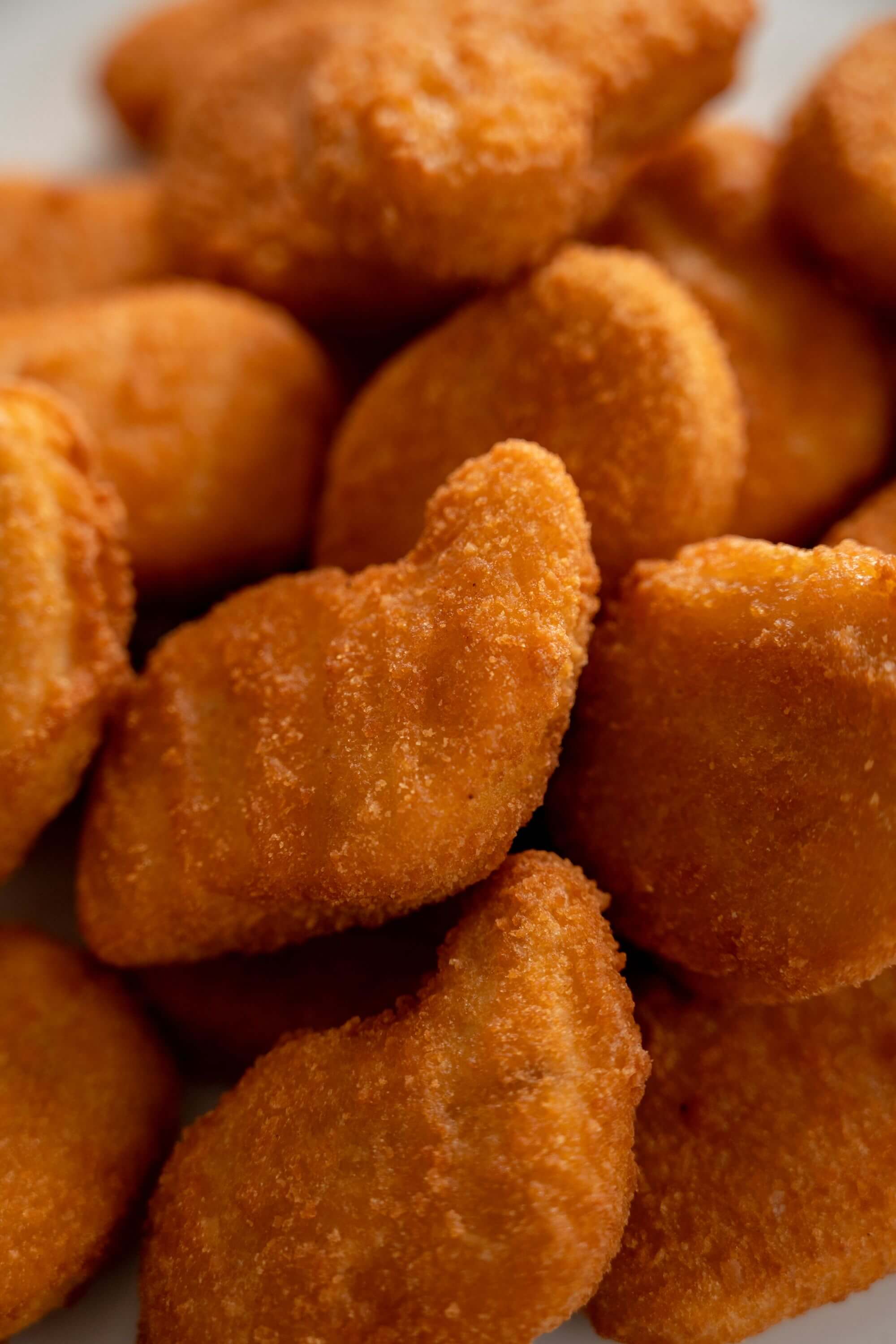 A portion of chicken nuggets