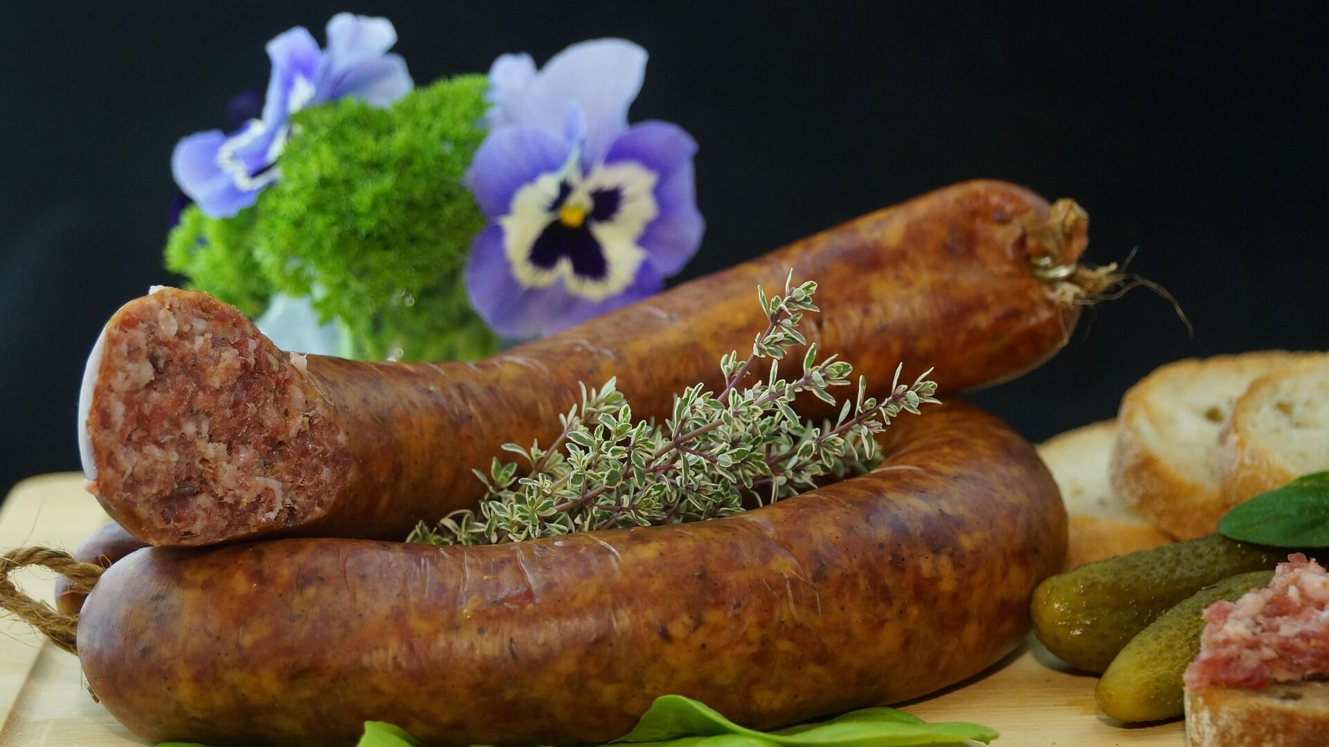 Traditional pork sausage