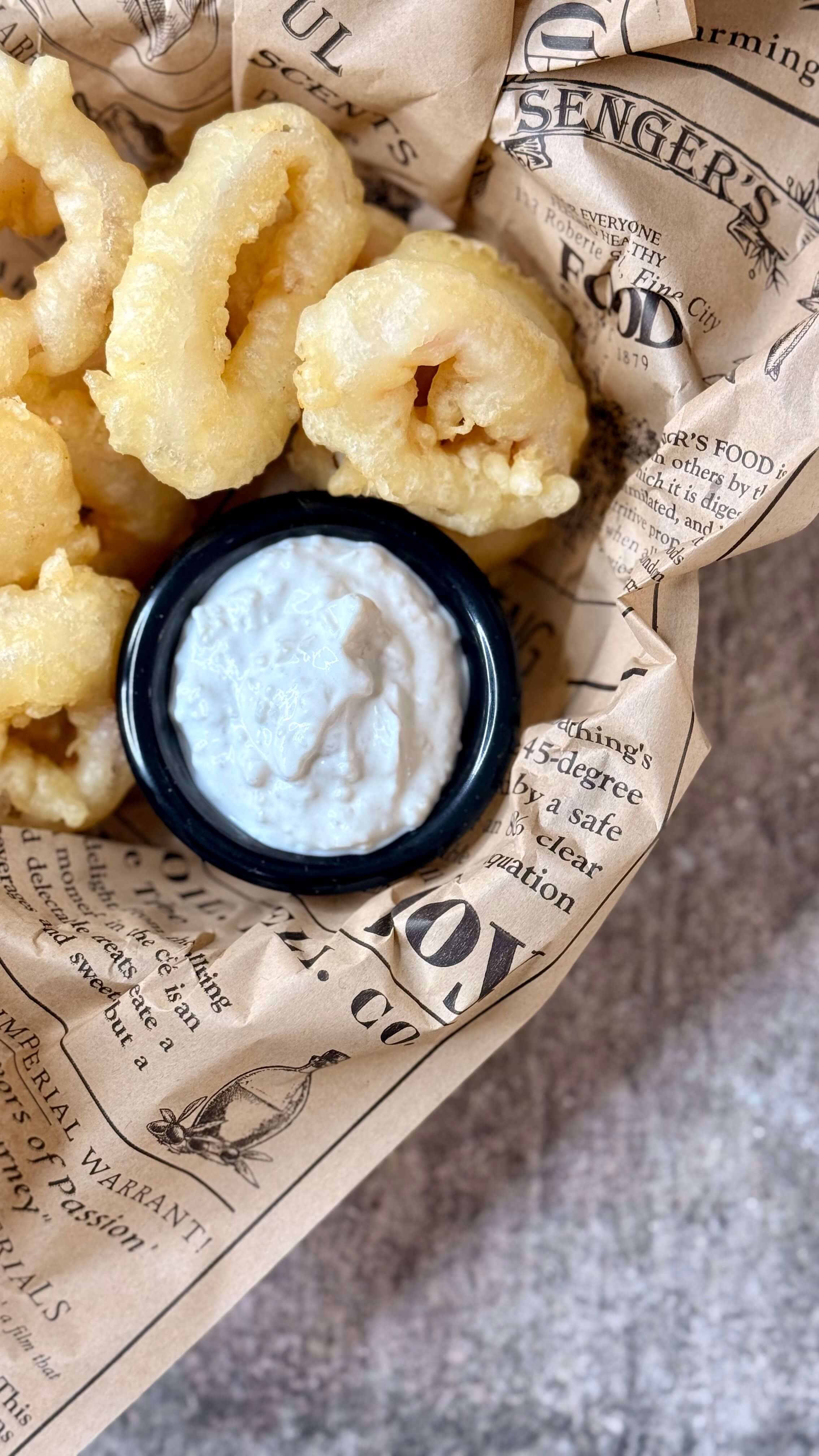 A portion of mayonnaise
