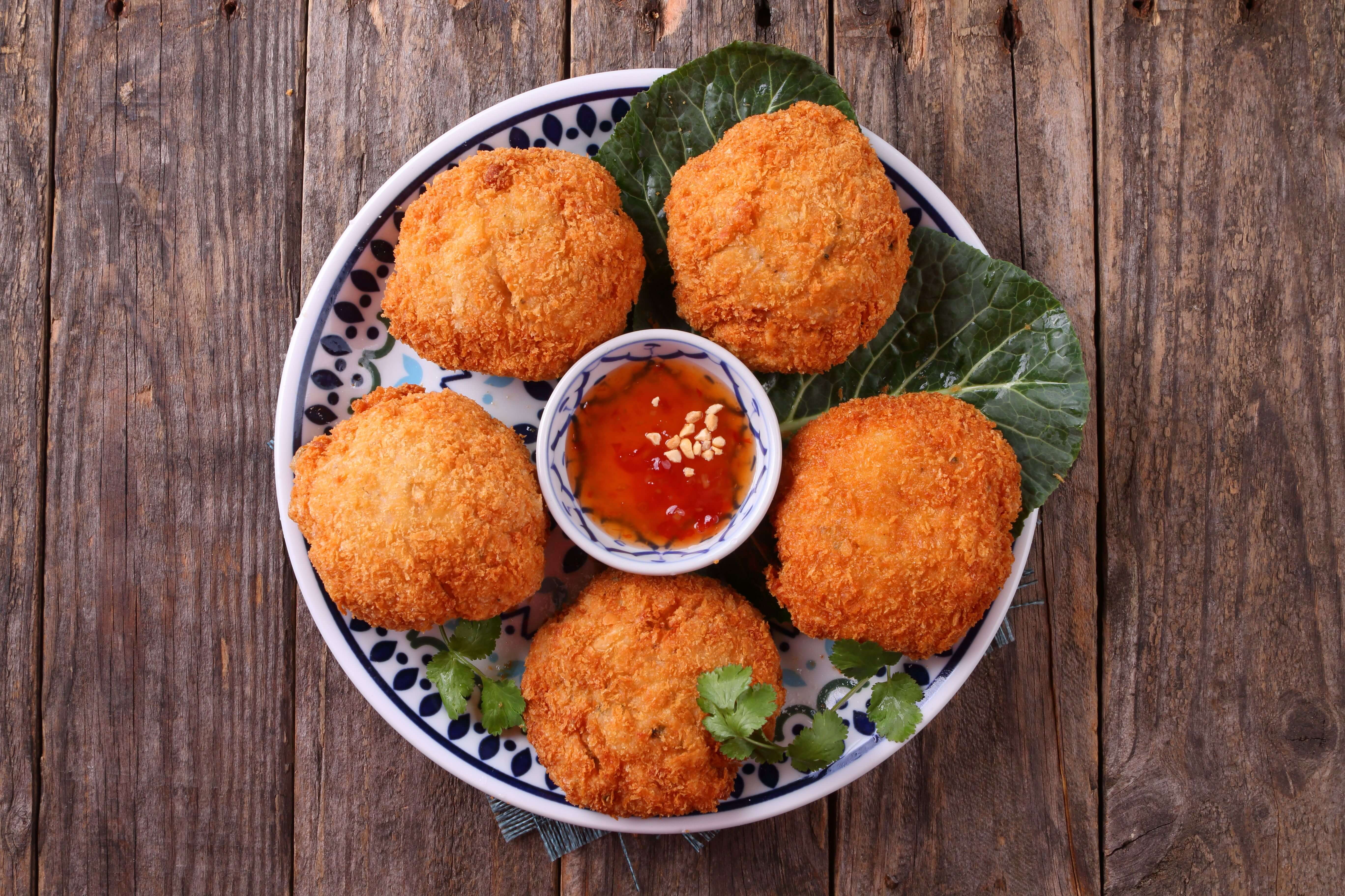 A portion of fish bites
